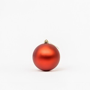 2 adornos navideños de plástico rojos de 15 cm y adornos para árboles, decoraciones colgantes para festivales - Product Image 4