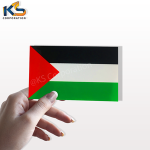 Drapeau national personnalisé République libanaise PVC vinyle autocollant décoratif UV imprimé personnalisations numériques - Product Image 3