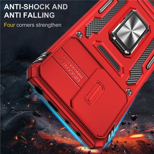 Béquille couverture arrière à la mode nouvelle <span class=keywords><strong>coque</strong></span> de téléphone pour <span class=keywords><strong>Xiaomi</strong></span> <span class=keywords><strong>Redmi</strong></span> <span class=keywords><strong>Note</strong></span> 12 <span class=keywords><strong>11</strong></span> 5G Poco X5 couvercle d'objectif coulissant PC <span class=keywords><strong>coque</strong></span> en TPU - Product Image 2