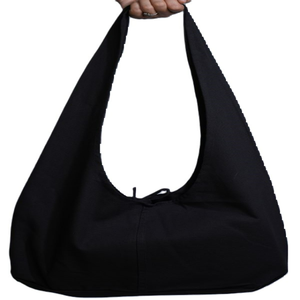 Bolsa de Compras de Algodón Reutilizable con Logotipo Personalizado, Ecológica, Azul, con Cierre de Botón y Cremallera, Promocional - Product Image 4