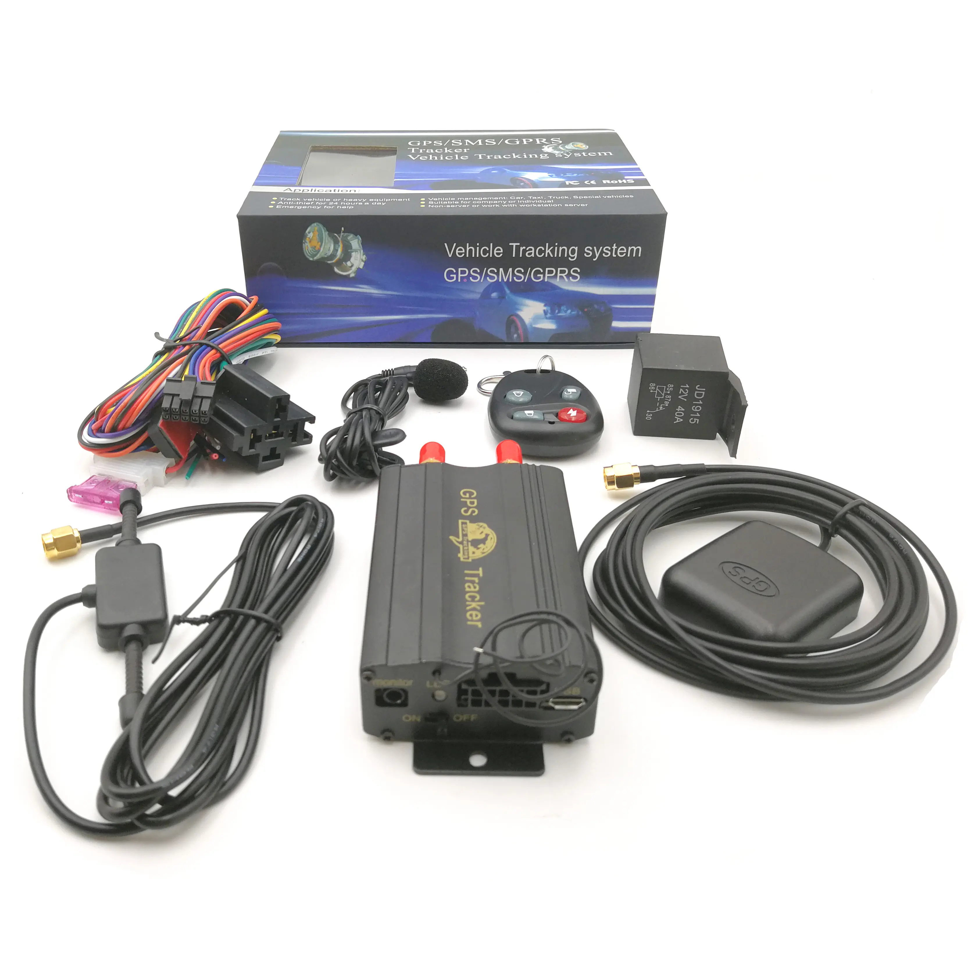 Rastreador GPS de calidad de detección ACC en tiempo Real TK103B rastreador de dispositivos de seguridad para automóviles
