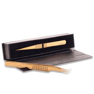 Las pinzas para pestañas son herramientas de belleza de precisión diseñadas para aplicar pestañas postizas embalaje de pinzas de volumen de pestañas - Product Image 3