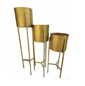 Jardinière en laiton antique de luxe sculptée à la main Décoration d'intérieur pour la maison, le bureau, l'école, le jardin Fabriquée à la main en Inde - Product Image 3