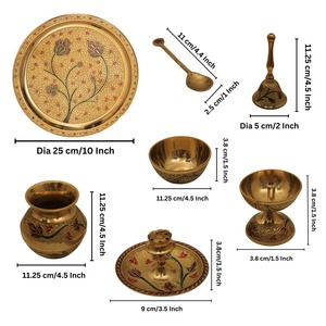 Ensemble de brûleurs d'encens décoratifs en laiton couleur antique, style arabe islamique, pour Oud et Bakhoor, vente en gros, idéal pour cadeaux - Product Image 6