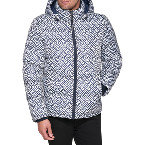 Chaqueta Acolchada Personalizada al por Mayor para Hombre, Talla Grande, Suave, Impermeable, Abrigo de Invierno para Exteriores, Chaqueta Acolchada de Tela Negra a la Moda - Product Image 5