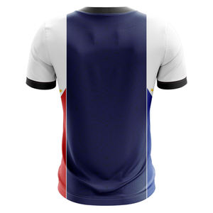 Media manga Pakistán hizo diseño OEM ODM 2024 peso ligero mejor calidad hombres sublimación camiseta en Color sólido - Product Image 2