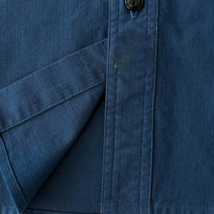 เสื้อเชิ้ตเดนิมผู้ชายคอตั้งทรงสวยหรู คุณภาพดีที่สุด ไซส์ใหญ่ สำหรับฤดูหนาว ขายส่งราคาถูก - Product Image 5