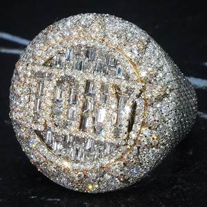 Custom <b>Iced</b> Out Championship <b>Ring</b> | VVS Moissanite | 925 Sterling Silver | Personalized Hip Hop Jewelry - Product Image 1