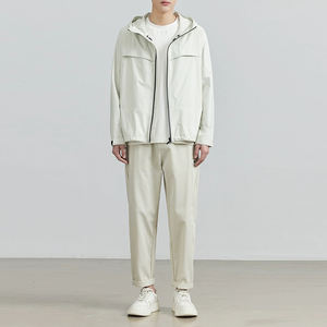 Custom Sports <b>Gym</b> Workout Nylon Light Waterproof Windbreakers <b>Zip</b> <b>up</b> <b>Jacket</b> for Men - Product Image 4