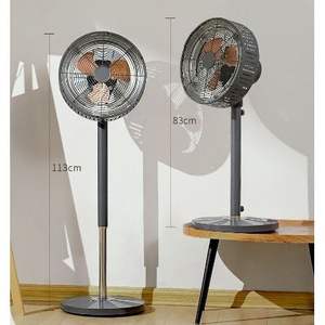 Calefactor Portátil Infrarrojo con Ventilador, Termostato Ajustable Eléctrico, Control Mecánico, Elemento Calefactor PTC, para Sala de Estar y Baño, Enchufe Europeo - Product Image 1