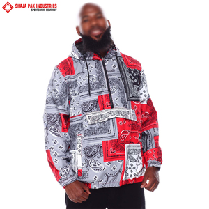 Chaqueta Cortavientos Impermeable con Capucha y Logotipo Personalizado de SHAJA PAK INDUSTRIES, Lona Moderna para Campamento al Aire Libre - Product Image 4