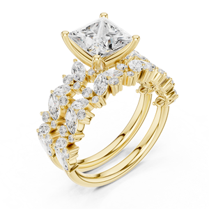 Bague en or 14K avec pierre au design élégant - Product Image 3