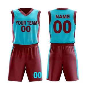 2025 Pakistan fait vêtements de sport pour hommes uniforme de basket-ball personnalisé ensemble uni tissu respirant de haute qualité grande taille caractéristique - Product Image 1