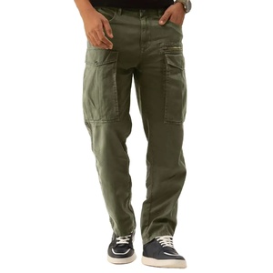 Pantalón Cargo Informal de Moda Única, Color Personalizado, Diferentes Estilos, Pantalón Cargo de Talla Completa, Pantalón Cargo Teñido Liso - Product Image 1