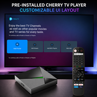 TV Box Q11 Android 14.0 S905X4 4GB 32GB 8K 1000M Gigabit LAN Dual WIFI BT Control Remoto Widevine L1 Personalizado 1 unidad MOQ Aplicación de TV Push Factory
