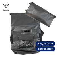 Sac étanche léger 20L pour camping et sports nautiques, en bâche PVC 500D, personnalisable avec logo et marque, 0,68 kg