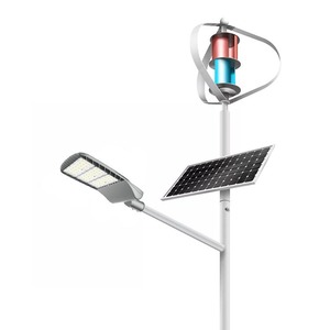 Farolas solares de alta calidad de 90W con viento de turbina eólica e iluminación LED con energía solar - Product Image 3