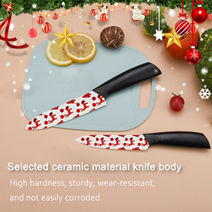 มีดเชฟเซรามิก ด้ามพลาสติก สำหรับทำอาหารที่บ้าน ราคาโรงงาน จัดส่งฟรี จำหน่ายจำนวนมาก - Product Image 5