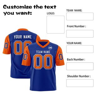 Jersey de fútbol americano personalizado sublimado transpirable uniforme de fútbol americano 100% tela de poliéster - Product Image 4