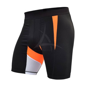 Pantalones Cortos de Compresión para Hombre, Cintura Elástica, Corte Medio, Color Sólido, Casuales, Transpirables, de Secado Rápido, Ropa Deportiva - Product Image 5
