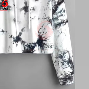เสื้อฮู้ดครอปแขนสั้นถักน้ำหนักเบาสำหรับผู้หญิง สวมใส่สบาย ระบายอากาศได้ดี เหมาะสำหรับฤดูหนาว รับผลิตตามสั่งขายส่ง - Product Image 4