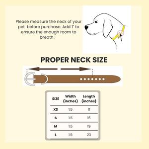 Collar de perro de cuero genuino tallado occidental en relieve diseño Floral resistente acolchado suave ajustable cuero de grano completo - Product Image 2