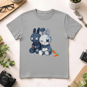T-Shirt Unisex 100% Cotone 210GSM Stile Casual con Logo Personalizzato Stampato sul Davanti Disponibile Serigrafia DTG Abbigliamento Maglietta - Product Image 1