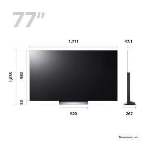 4K Smart <b>TV</b> with 77-Inch Screen LED Backlight Black Cabinet 32-Inch Interface Wi-Fi Enabled - Product Image 6