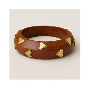 Ensemble de bijoux en bois artisanal haut de gamme, imperméable, finition naturelle lisse, personnalisable, traditionnel pour femmes - Product Image 1