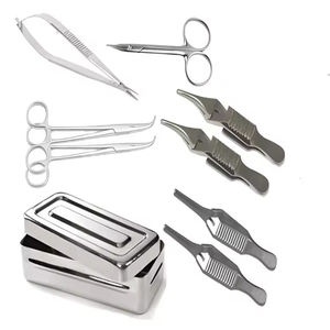 Ensemble d'instruments chirurgicaux manuels de haute qualité pour fistule AV, 30 pièces, en acier inoxydable, certifiés CE, garantie à vie - Product Image 2