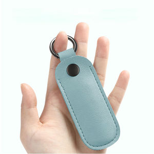 Étui en cuir de qualité supérieure Mini U disque pochette de rangement porte-clés organisateur Portable pour clé <span class=keywords><strong>USB</strong></span> porte-clés et petits accessoires - Product Image 3