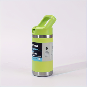 CL 355ml 12oz Stainless Steel Vacuum Water <b>Bottle</b> with Carry Handle Leak Proof Insulated <b>Thermos</b> for Outdoor Travel - Product Image 4