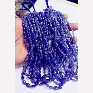 20 Brins Naturel Tanzanite Ovale Tumble Lisse Perles 1870 Ct Lot Iroc Ventes 16-18 Pouces Longueur Plaine Pépite De Pierres Précieuses US $636 tout - Product Image 3