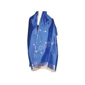 Écharpe de créateur en polyester avec bordure, écharpe de créateur célèbre - Product Image 5