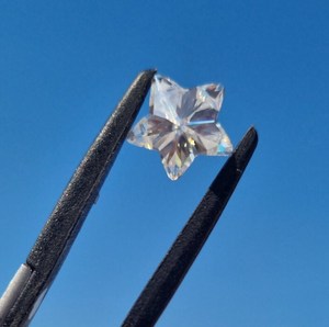 5.77 Ct Blanc Forme D'étoile Moissanite Diamant Belle Forme D'étoile Moissanite VVS Clarté Faire Pour Moissanite Pendentif Bijoux - Product Image 1