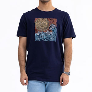 T-shirt en coton oversize personnalisé par le fabricant pour homme, style streetwear fitness, avec logo imprimé, col rond, manches courtes, séchage rapide - Product Image 1