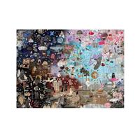 Puzzle personnalisé de luxe - Logo personnalisé certifié, lamination mate/brillante, puzzle en papier de 500 pièces, excellent système d'interverrouillage