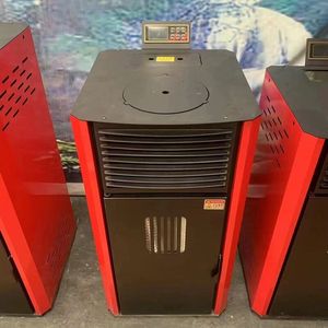 Poêle à granulés de bois et brûleur à granulés de bois autonome à prix d'usine, pas cher, pour le chauffage hivernal des villas - Matériel en aluminium - Product Image 3