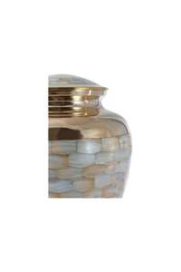 Handcrafted Urn for Human Ashes | Premium <b>Memorial</b> <b>Keepsake</b> | Premium Adult brass Urn <b>Box</b> - Product Image 4