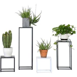 Macetas y macetas y soporte de hierro decorativo Negro | Macetas hechas a mano para jardín y decoración de interiores Maceta para venta al por mayor - Product Image 3