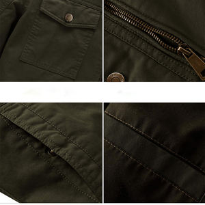 Chaquetas de Hombre Ecológicas, el Mejor Producto Personalizado, 100% Algodón Transpirable, Mangas Largas, Chaquetas de Lona para Hombre - Product Image 5