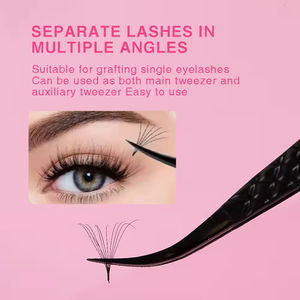 Usine de pinces à cils volumineuses personnalisées offrant des commandes en gros, une personnalisation gravée et des outils professionnels de qualité salon pour les artistes des cils - Product Image 2