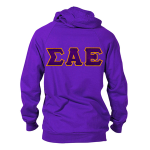 Sweat-shirt à capuche personnalisable en twill brodé pour l'hiver Alpha Gamma Delta Phi Vêtements de sororité 100% coton - Product Image 6