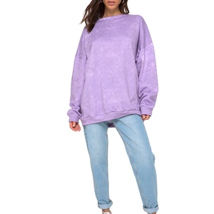 Sweat-shirt en coton OEM personnalisé avec broderie sur le devant, décontracté, longueur standard, pour l'hiver, haute qualité 2026 - Product Image 1