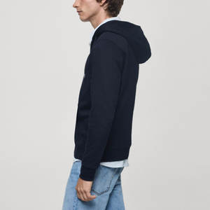 Offre Spéciale à la mode hommes à manches longues fermeture éclair à capuche prix raisonnable haut conception hommes fermeture éclair à capuche - Product Image 4