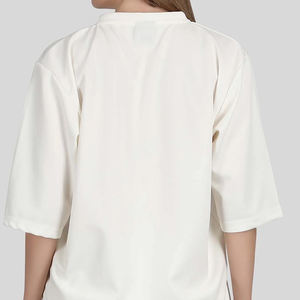 Camisetas de Verano Holgadas y Transpirables de Último Diseño 2025 para Mujer, 100% Algodón, Estilo Urbano - Product Image 6