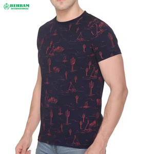 Camiseta de Cuello Redondo para Hombre, 100% Algodón, Peso Pesado, Corte Regular, con Características Antiarrugas y Transpirables - Product Image 5