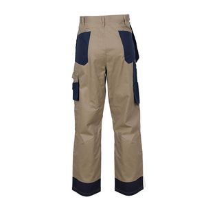 Pantalon de travail durable de style tactique pour hommes, disposition utilitaire multi-poches respirante pour l'extérieur avec logo genoux renforcés à la taille - Product Image 5
