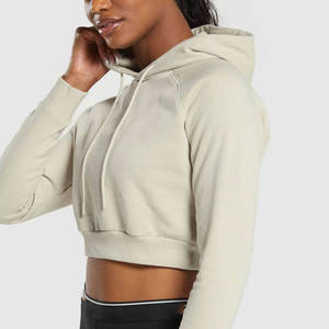 Sweat à capuche en molleton de coton brodé uni de couleur unie pour femmes grande taille élégant et décontracté Vêtement d'hiver confortable - Product Image 3