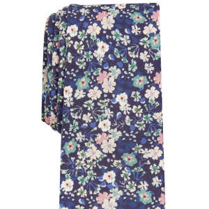 Bar III Men's Snyder Skinny Floral <b>Tie</b> Green Size Regular Printed Pattern <b>Polyester</b> and Cotton Material - Product Image 3